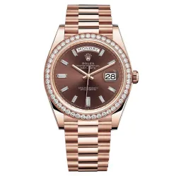 Часы Rolex Day-Date II Chocolate set with diamonds 228345RBR 020560