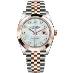 Часы Rolex Datejust 41 126301 White mother-of-pearl set with diamonds 0204119