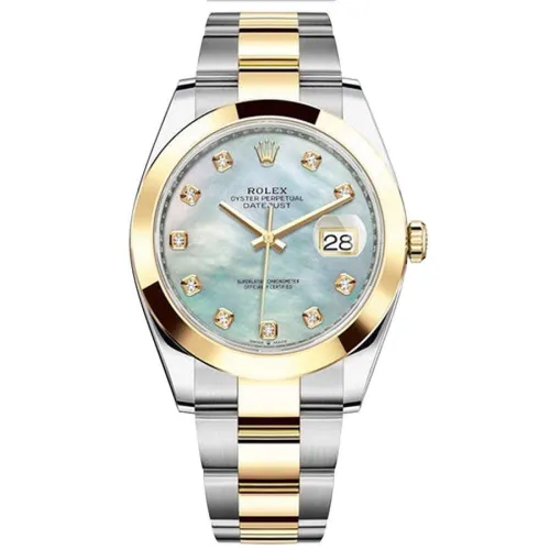 Часы Rolex Datejust 41 126303 White mother-of-pearl set with diamonds 020477