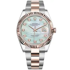 Часы Rolex Datejust 41 126331 White mother-of-pearl set with diamonds 0204114