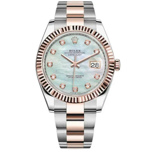 Часы Rolex Datejust 41 126331 White mother-of-pearl set with diamonds 0204114