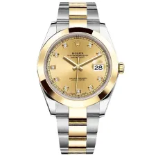 Часы Rolex Datejust 41 26303 Champagne set with diamonds Oyster Bracelet 020482