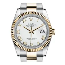 Часы Rolex Datejust Lady Steel Yellow Gold 36mm 116233-White-Arabic-Oyster 23167 21226