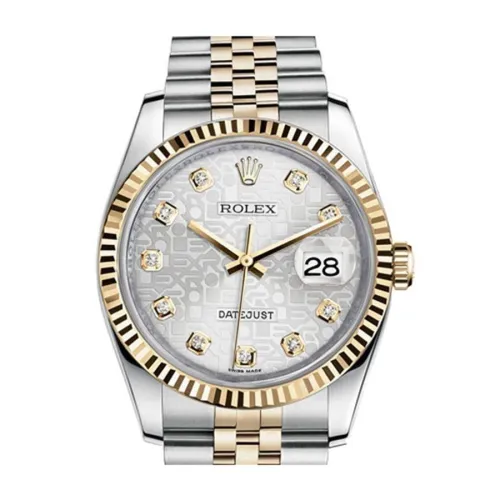 Часы Rolex Datejust Lady Steel Yellow Gold 36mm 116233-Silver-Jubilee-Diamond-Jubilee 26990 21270