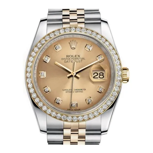 Часы Rolex Datejust Lady Steel Yellow Gold 36mm 116243-Champagne-Dial-Diamond-Jubilee 21656 21288