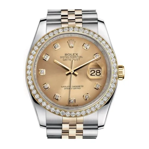 Часы Rolex Datejust Lady Steel Yellow Gold 36mm 116243-Champagne-Dial-Diamond-Jubilee 21656 21289